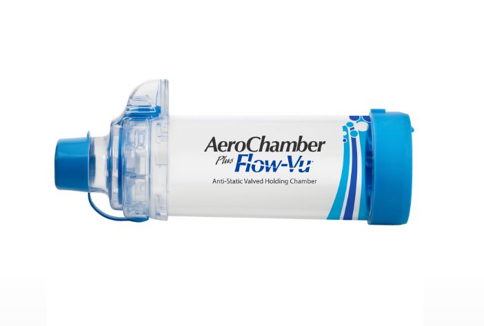 AEROCHAMBER PLUS FLOW-VU Chamber (Azlkl, Yetikin +5 Ya) - (with Mouthpiece, Adult +5 Years)